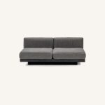 the rudolph 2 seater sofa smoke