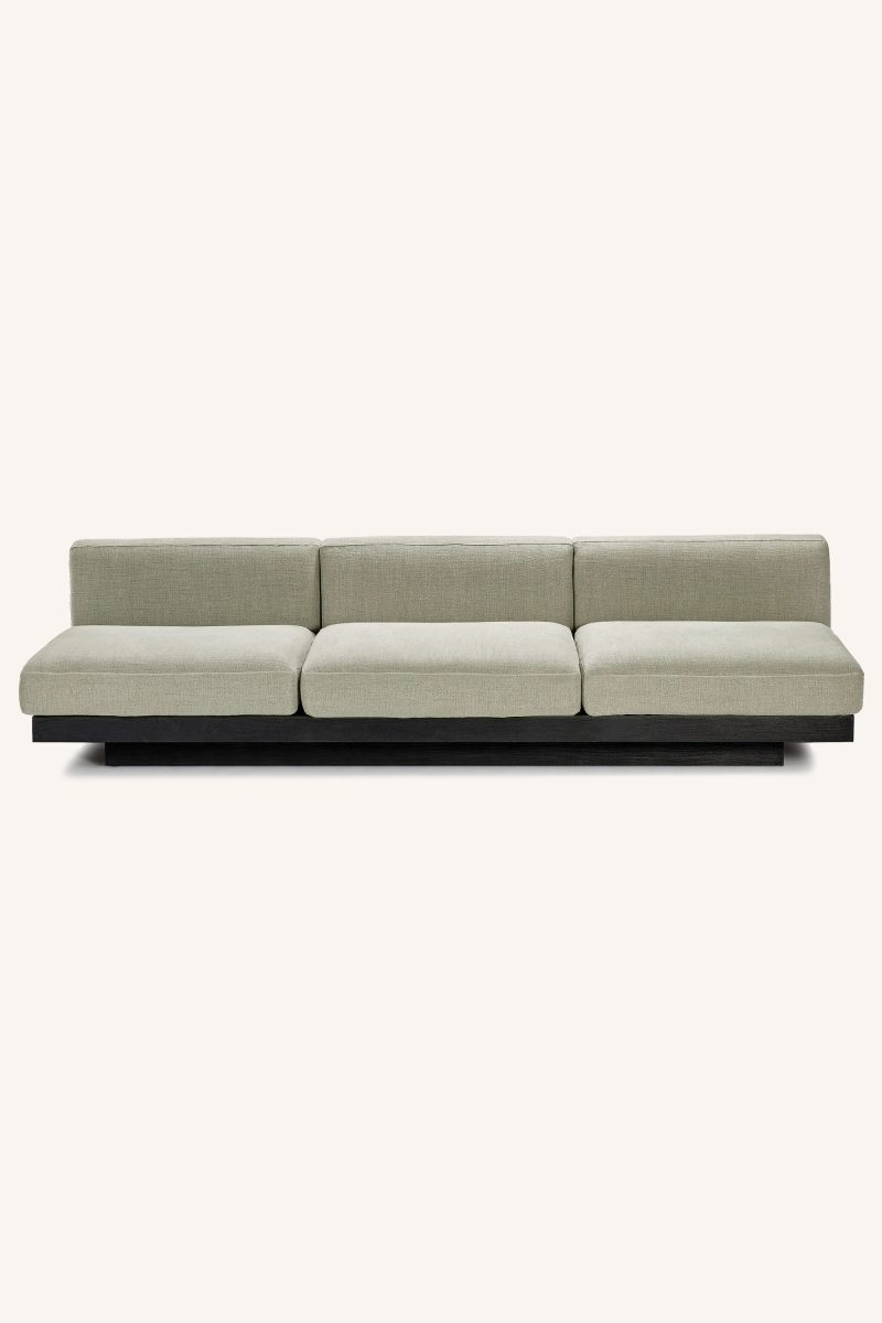 RUDOLPH 3 SEATER SAND the rudolph 3 seater sofa sand - Image 1